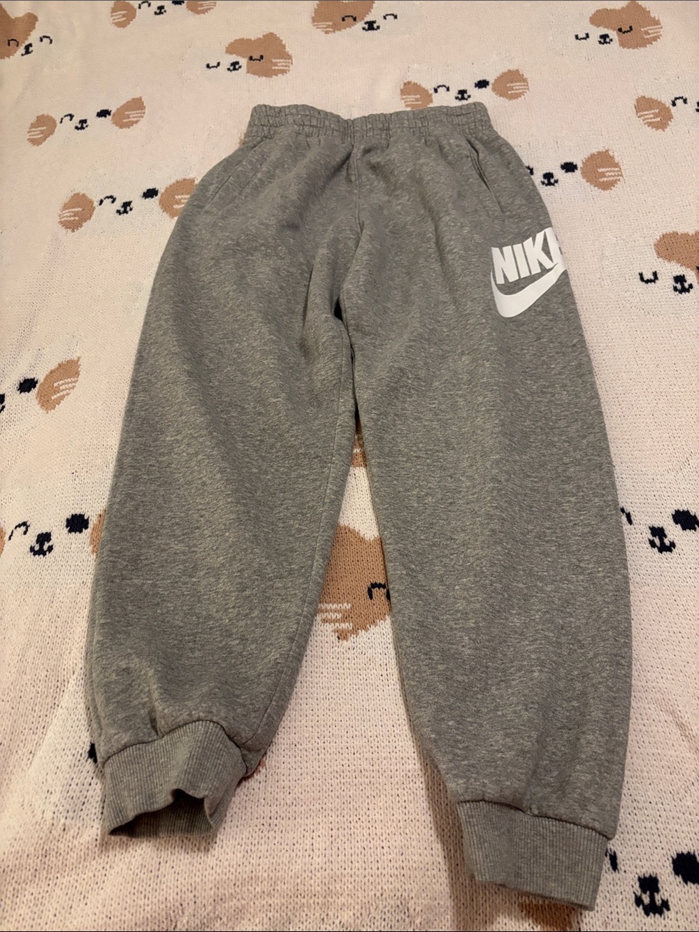 Nike Kids Gray Logo Joggers